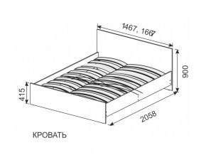 Кровать 1600х2000 ортопедическое основание в Карабаше - karabash.магазин96.com | фото