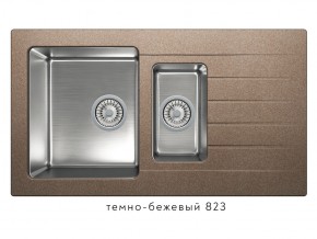 Мойка комбинированная Tolero twist TTS-890 Темно-бежевый 823 в Карабаше - karabash.магазин96.com | фото