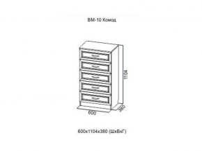 ВМ-10 Комод в Карабаше - karabash.магазин96.com | фото
